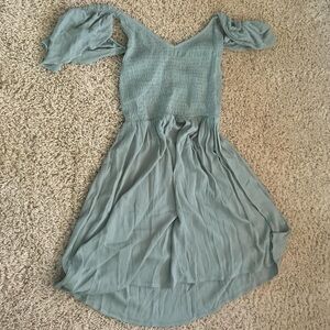 Rue21 Sage Green Smocked Top